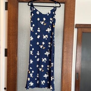 Reformation scoop back tie strap dress